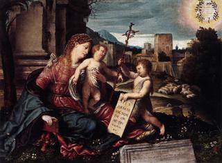 Madonna with Child and Saint John the Baptist