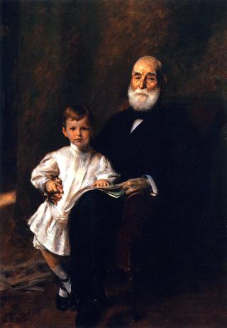 Master Otis Barton and His Grandfather