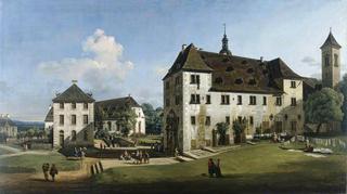 The Fortress of Konigstein:  Courtyard with the Magdalenenburg