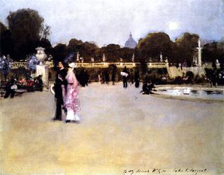The Luxembourg Gardens at Twilight