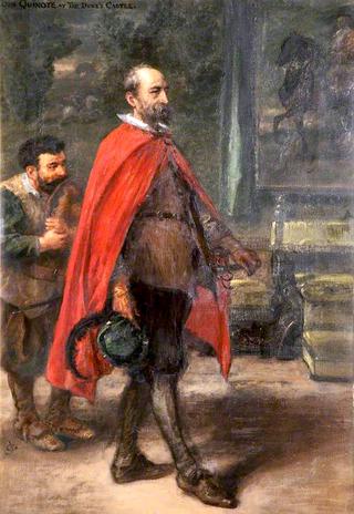 Don Quixote and Sancho at the Castle of the Duke