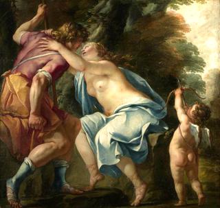 Venus and Adonis Departing for the Hunt