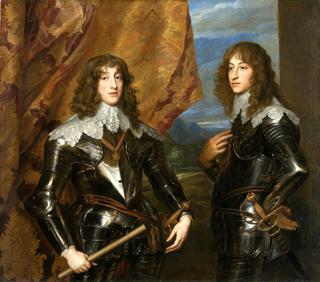 Prince Charles Louis (1617-80) and Prince Rupert (1619-82)