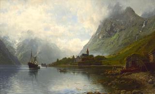 The steamer in Nærøyfjord