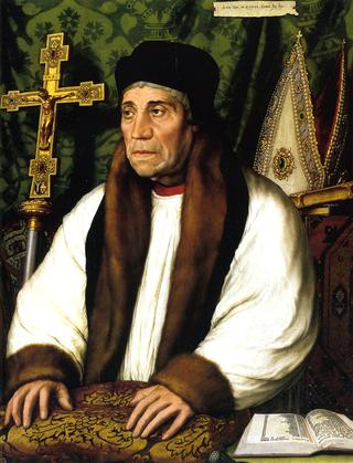 堪培里大主教威廉·沃勒姆的肖像