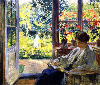 Woman Reading by a Window