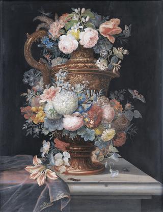 A Still Life of Flowers in a Vase