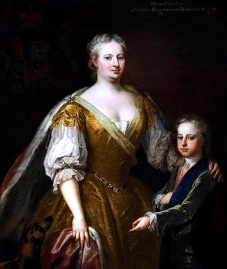 Caroline of Brandenburg-Ansbach, and Her Son Prince William Augustus, Duke of Cumberland