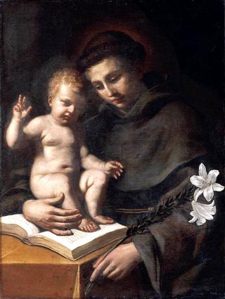St Anthony of Padua with the Infant Christ