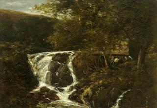 Landscape with a Waterfall near Norwich, Norfolk, 1819