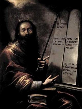Moise et les tables de la loi (Moses with the Tablets of Law)