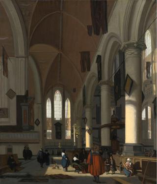 Interior of the Oude Kerk, Amsterdam