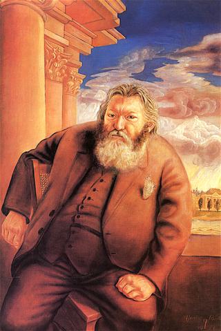 Portrait of the Poet Theodor Däubler