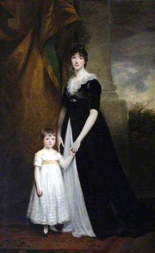Lady Caroline Villiers, later Duchess of Argyll, with Her Eldest Son, Henry