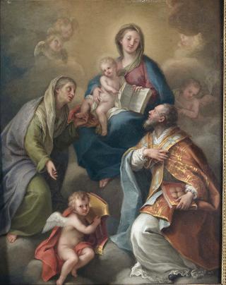 圣母子与圣安妮和圣尼古拉斯