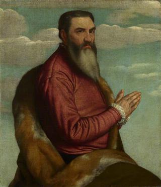 Man with a Long Beard Praying