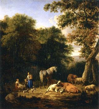 Herders in a Wood