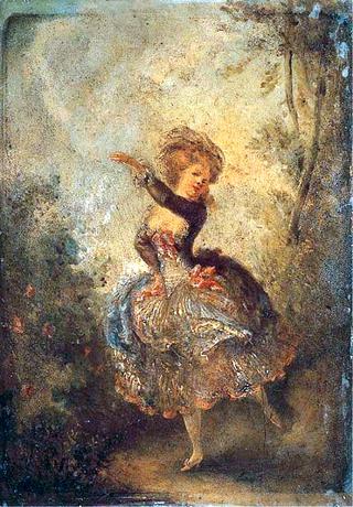 A Dancing Lady in a Landscape
