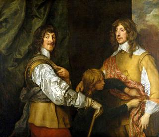 蒙乔伊·布朗特（1597-1665），纽波特伯爵一世；乔治（1608-1657）