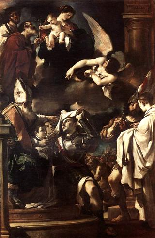 Saint William of Aquitaine Receiving the Cowl