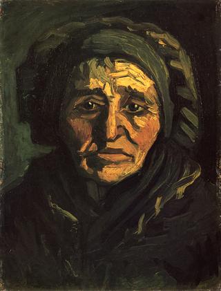 Head of a Woman with a Greenish Lace Cap