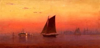 Sunset, New York Harbor