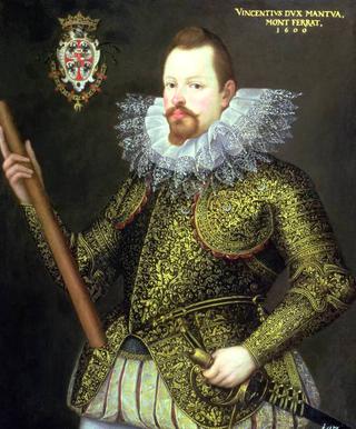 曼图亚公爵文森佐一世贡扎加的肖像