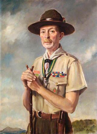 Lord Somers, KCMG, DSO, MC, as Chief Scout