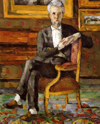 维克多·乔克特的肖像，坐着