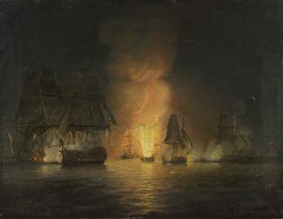 HMS 'Victorious' Taking the 'Rivoli', 22 February 1812