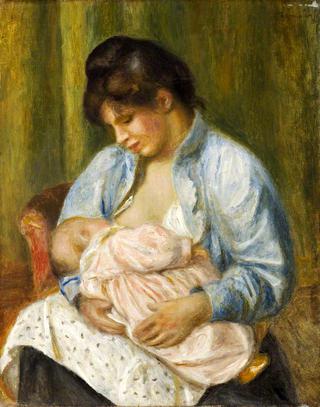Woman Nursing a Child