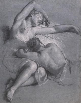 Two Sleeping Nymphs