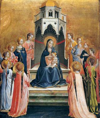 圣母与童子与十二位天使一同登基