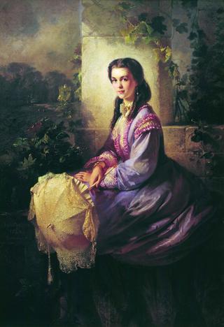 斯特罗加诺娃伯爵夫人画像
