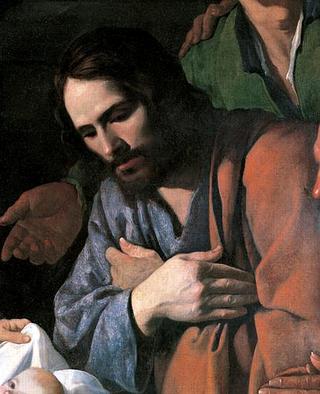 The Adoration of the Shepherds (detail)