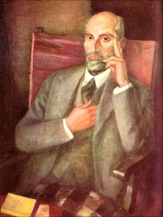 Last portrait of Juan Ramón Jiménez