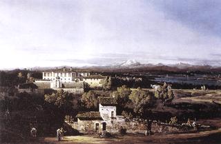 View of the Villa Cagnola at Gazzada near Varese