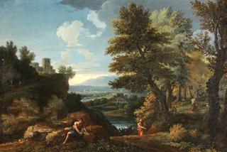 Landscape with Travellers and a Distant River Valley
