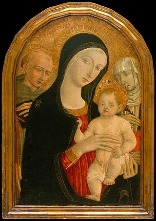 圣母子与圣徒弗朗西斯和锡耶纳的凯瑟琳