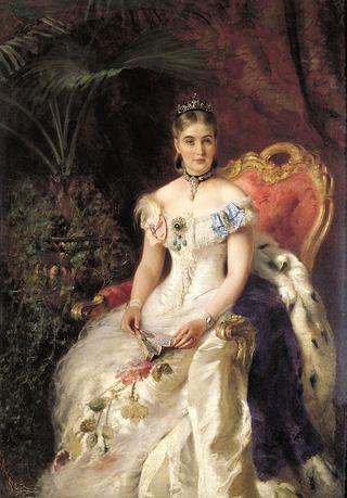 玛丽亚·米哈伊洛夫娜·沃尔孔斯卡娅伯爵夫人的肖像