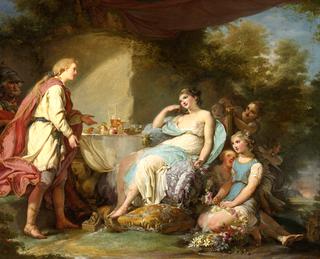 Telemachus on the Island of the Goddess Calypso