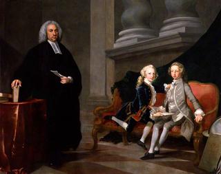 Francis Ayscough with the Prince of Wales, Later King George III, and Edward Augustus, Duke of York