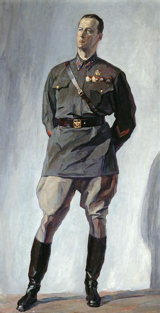 Portrait of Pilot M.M. Gromov