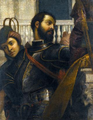 A Knight and his Page (fragment)