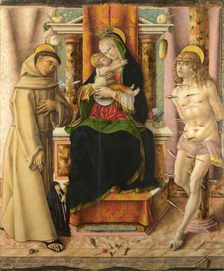 圣母玛利亚与圣徒弗朗西斯和塞巴斯蒂安