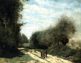 Crecy-en-brie - Road in the Countryside