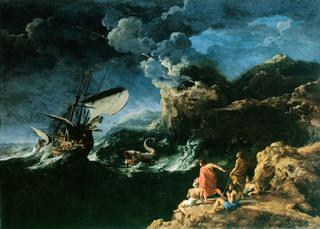 Seascape with Jonah and the Whale