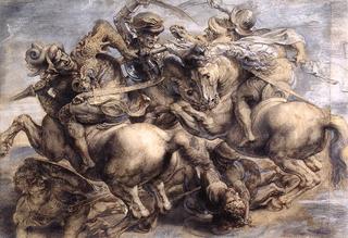 The Battle of Anghiari (copy after leonardo da Vinci)