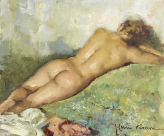 Reclining Nude from Behind