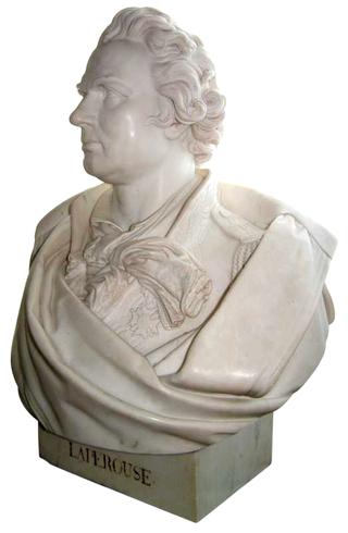 Bust of Jean François Galaup, Comte de Lapérouse